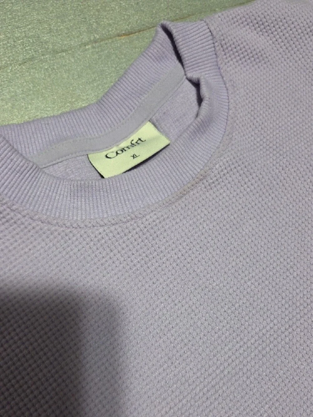 Kids Lilac Waffle-Knit Pajama Set – Cozy Matching Sleepwear. OR WOMEN XS